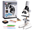 Miniatyrbilde 1 av 3: Zoom Barn Mikroskop Biologi Lab LED 1200x Skole Vitenskap Eksperiment Kit Utdanning Vitenskapelig Leker