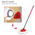 Miniatyrbilde 3 av 7: Mopp for Vileda Wring Mopping Replacement Clean Microfiber Mopp Refill Hode