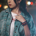 Miniatyrbillede 7 af 7: LED Display Armbånd Lysende Armbånd Bluetooth APP Redigering Glødende Armbånd
