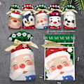 Miniatyrbilde 3 av 10: 50 stykker jule godteri pose nisse gave pose jule pynt