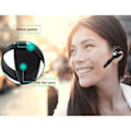 Pikkukuva 6 / 7: Bluetooth kuulokkeet langaton handsfree yksi korvakoukku kuuloke painike silika geeli kuulokkeet mikrofonilla