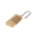 Miniatyrbillede 2 af 7: 1 stk Messing Mini 4 cifre Nummer Adgangskode Kode Lås Kombination Hængelås