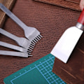 Miniatyrbild 5 av 9: Professionellt Läder Hantverk Verktyg Kit Hand Sömnad Söm Punch Carving Arbete Sadel Set Tillbehör