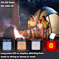 Miniatyrbilde 4 av 4: LED Telt Lys Oppladbar Lantern Bærbar Emergency Natt Utendørs Camping Pære Lampe