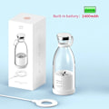 Miniatyrbild 6 av 6: Portable Blender 350ml Mini Portable Blender Smoothies 1400mAh FRESH JUICE Reser Elektrisk Resa Bärbar Mixer Kök