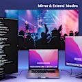 Miniatyrbild 3 av 7: Hög kvalitet USB C till HDMI kabel 6,6ft 4K@60hz Flätad Typ-C till HDMI kabel Ultra Hög hastighet adapter kabel