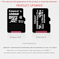 Miniatyrbilde 4 av 9: Minne kort 128GB 32GB Micro SD TF 64GB U1 V10 A1 MicroSD SDCS2 100Mb Lese Speed Class 10 Flash Card