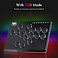 Miniatyrbild 5 av 8: Metal Joystick Hitbox Controller Arcade Fighting Stick For PC/Ps3/ Ps4 / Switch/Steam