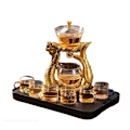 Miniatyrbillede 1 af 7: Kreativ Dragon Glas Tekande Magnetisk Diversion Roterende Dæk Skål Vand Te kop