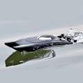 Miniatyrbilde 4 av 6: Avansert 2,4G Dobbelthode Lading Dobbelmotor RC Racing Båt Vanntett Leker