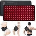 Miniatyrbild 1 av 6: Flexibel Bärbar Wrap LED Terapi Stor Pad för rygg axel leder muskel smärta lindring