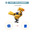 Pikkukuva 2 / 7: Final Bird Chocobo Building Blocks Set Idea Assemble Cloud Strife And Sephiroth Lelut