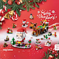 Miniatyrbilde 2 av 3: Jul Byggeklosser Set Eske Barn Leker 24 År Xmas Advent Kalender