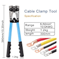 Miniatyrbillede 4 af 7: Rør Terminal Crimper Hex Crimp Værktøj