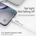 Pikkukuva 8 / 8: PZOZ 2kpl kaapeli suoja iPadille iPhone laturi USB tyyppiC alkuperäinen kaapeli iPhone 11 8 7 6s plus 5 kaapeli suojaus surround