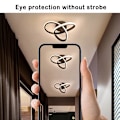 Miniatyrbillede 3 af 7: Husstand LED Lysekrone Tre farver Lampe Moderne Stil Loft Lampe Soveværelse Lys