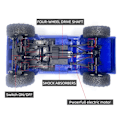 Miniatyrbild 3 av 5: WPL C24-1 Full Scale RC Bil 1:16 2.4G 4WD Rock Crawler