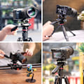 Miniatyrbild 6 av 7: Panorama Stativ Huvud Hydraulisk Fluid Video Dämpning Huvud För Stativ Monopod Kamera Hållare Stativ