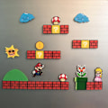 Miniatyrbild 2 av 8: Super Mario Magnet Kylskåp Magnetisk Klistermärke Tecknad Anime Foto Meddelande Tavla Klistermärken