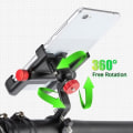 Miniatyrbilde 5 av 7: MTB telefon feste stativ sykkel holder 360 grader roterbar aluminium justerbar sykkel telefon holder sklisikre holder