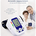 Miniatyrbild 4 av 6: Arm Blod Tryck Monitor Tryck Sensor Monitor BP Utrustning Automatisk Tonometer Digital Tensiometer LED Display