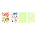 Miniatyrbillede 4 af 6: Høj kvalitet 849 pieces Glow in The Dark Stars Wall stickers Glowing Stars til Ceiling Luminous Planet Rumship Wall Decals