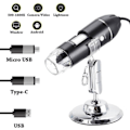 Miniatyrbillede 1 af 5: 1600X 2MP 1080P LED Digital elektronisk mikroskop Termisk kamera til lodning forstørrelsesglas endoskopisk