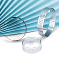 Miniatyrbilde 3 av 10: Rustfritt stål Terte Mugg Ring Tartlet Kake Mousse Mopper Cookies Pay Circle Cutter