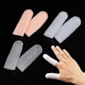 Miniatyrbillede 4 af 6: 2 stykker Silicone Hammer Finger Tå Beskytter Separator Hallux Valgus Korrektor Pedicure Fjerner Smerte Fod Pleje Værktøj