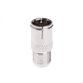 Pikkukuva 2 / 6: 10 kpl Quick Fit F liitin uros liitin naaras adapteri - Push On RF koaksiaali