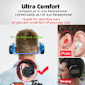 Pikkukuva 5 / 7: Bluetooth V5.0 Kuulokkeet 3D Stereo Urheilu Langattomat Kuulokkeet Kaksois mikrofoni