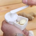 Miniatyrbillede 4 af 6: Hvidløg ingefær knuser grøntsag kværn  hvidløg presse hakker hvidløgskniv knuser touch skræller