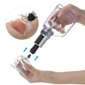 Miniatyrbillede 2 af 5: 4 stykker Hjerteformet Cupping Device Set Moderig Vacuum Suge Dåser Drive Out Fugt Massage Terapi