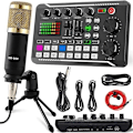 Miniatyrbilde 1 av 6: DJ utstyr mikrofon lyd kort konsoll studio lyd kort kit kabel telefon miksing datamaskin live stemme mikser