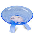 Miniatyrbillede 1 af 3: Kæledyr hamster løbehjul mute flyvende underkop stål aksel hjul løbe skive legetøj