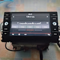 Miniatyrbillede 3 af 4: Tryk på Skærm Bil CD Afspiller Navigation Radio