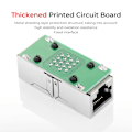 Miniatyrbillede 3 af 8: 2 stykker RJ45 stik Netværk extender Ethernet Kabel RJ45 extender adapter Gigabit interface Hun til hun netværk stik