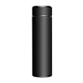 Miniatyrbillede 1 af 6: 500ml Sort Rustfrit Stål Creative Smart Termos Flaske Temperature Display