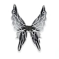 Miniatyrbillede 5 af 6: Fairy Wings Børn Sort Sommerfugl Vinger Sort Engel Halloween kostumer