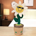 Miniatyrbillede 5 af 5: Musical Sang Dans Legetøj Repeating Taling Record Speaking Solflower Soft Plysh