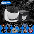 Miniatyrbilde 7 av 7: Natt Lys Galaxy Projektor Starry Sky Projector 360° Rotate Planetarium Lampe