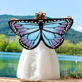 Miniatyrbilde 4 av 7: Sommerfugl vinger fe sommerfugl vinger for jenter halloween fest favoritter jenter sommerfugl fe vinger