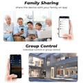 Miniatyrbillede 6 af 6: WIFI Switch Smart Home Automation Relay Module Tuya Alexa Timing Switch Smartlife APP Trådløs Fjernbetjening Kontrol Relæ