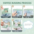 Miniatyrbild 4 av 7: Lek Kök Tillbehör  Trä Kaffe Set Set Tidig Utbildning Leksak