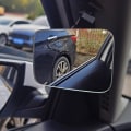 Miniatyrbild 2 av 8: Justerbar Bil Interiör Extra  Blindfläck Spegel Ramlös 360 grader Vid Vinkel Rearview Spegel