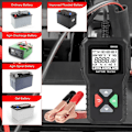Miniatyrbild 6 av 7: Batteri System Detect 100-2000 CCA Bil Batteri Verktyg 6V 12V 24V Bil Batteri Tester