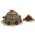Miniatyrbilde 6 av 7: Ørken Tatooine Hus Urtya Telt Bygge Blokker Set For Tusken Sand Folk Leir Klosser Leker