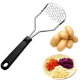 Miniatyrbillede 2 af 7: Presset Kartoffel Knuser Ricer Puré Juice Maker Kartofler Mud Pusher Smooth Musher Kartoffel Knuser