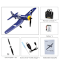 Miniatyrbillede 3 af 8: VOLANTEXRC 761-8 2,4GHz RC Fly 6-Axis Gyro F4U Corsair EPP RC Plane Foam Trainer Warbird