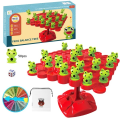 Miniatyrbild 2 av 6: Montessori Matematik Leksak Balansering Bräde Pussel För Barn Groda Balans Träd Utbildnings Förälder-barn Interaktion Leksaker